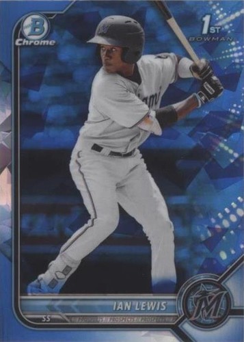 2022 Bowman Sapphire Edition - Ian Lewis #BCP-96