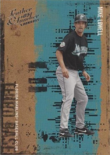 2005 Donruss Leather & Lumber - Mike Lowell #100