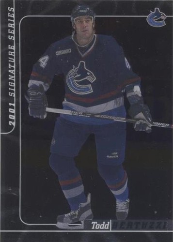 2000-01 In the Game Be A Player Signature Series - Todd Bertuzzi #81