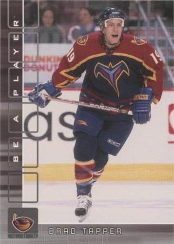 2001-02 In the Game Be A Player Memorabilia - Brad Tapper #221