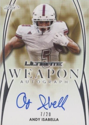 2019 Leaf Ultimate Andy Isabella #WA-AI1