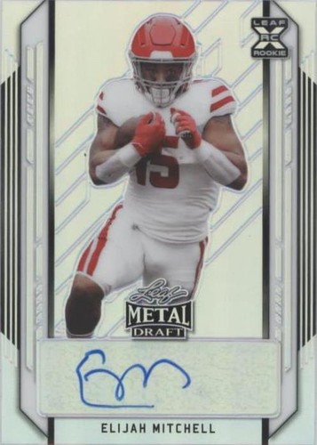 2021 Leaf Metal Draft Elijah Mitchell #BA-EM1