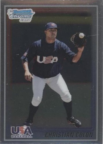2010 Bowman Chrome - Christian Colon #USA-BC6