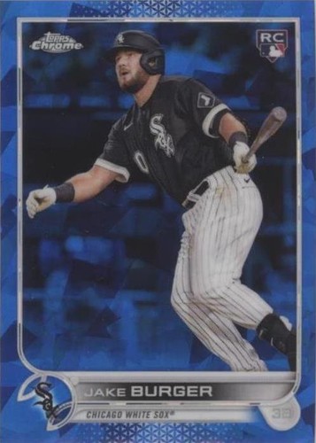 2022 Topps Chrome Sapphire Edition - Jake Burger #186