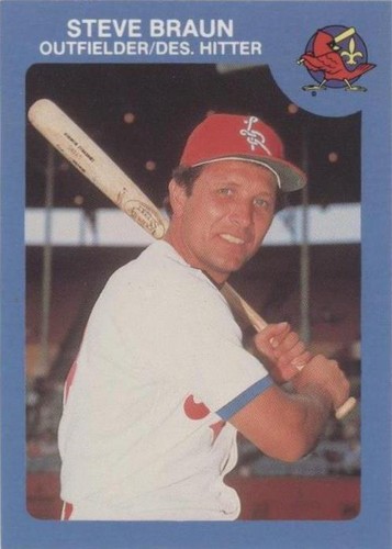 1986 Louisville Redbirds - Steve Braun #5