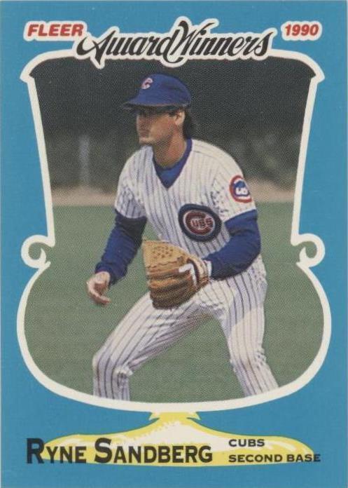 1990 Fleer Award Winners - Ryne Sandberg #31