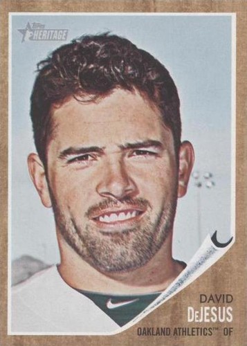 2011 Topps Heritage - David DeJesus #402