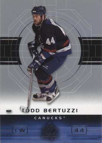 2002-03 SP Authentic - Todd Bertuzzi #87