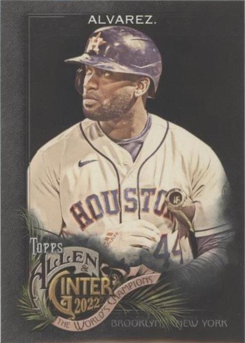 2022 Topps Allen & Ginter X - Yordan Alvarez #120