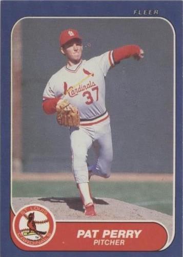 1986 Fleer Update - Pat Perry #U-89