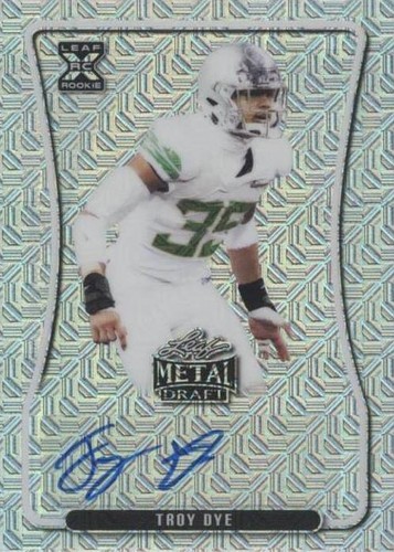 2020 Leaf Metal Draft Troy Dye #BA-TD2