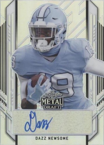 2021 Leaf Metal Draft Dazz Newsome #PA-DN1