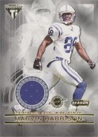 2001 Pacific Private Stock Titanium Postseason Marvin Harrison #47