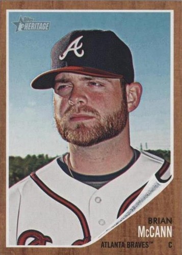 2011 Topps Heritage - Brian McCann #443