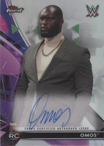 2021 Topps Finest WWE - Omos #RA-OM