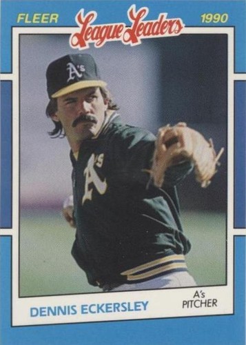 1990 Fleer Baseball's League Leaders - Dennis Eckersley #11