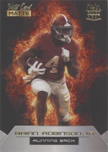2022 Wild Card MATTE Brian Robinson Jr. #RH-5