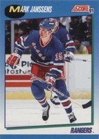 1991-92 Score Canadian - Mark Janssens #421