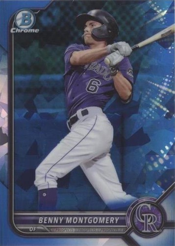 2022 Bowman Chrome Mega Mojo Refractor BCP-73 Benny Montgomery
