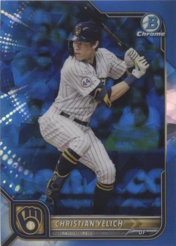 2022 Bowman Chrome Sapphire Edition - Christian Yelich #31