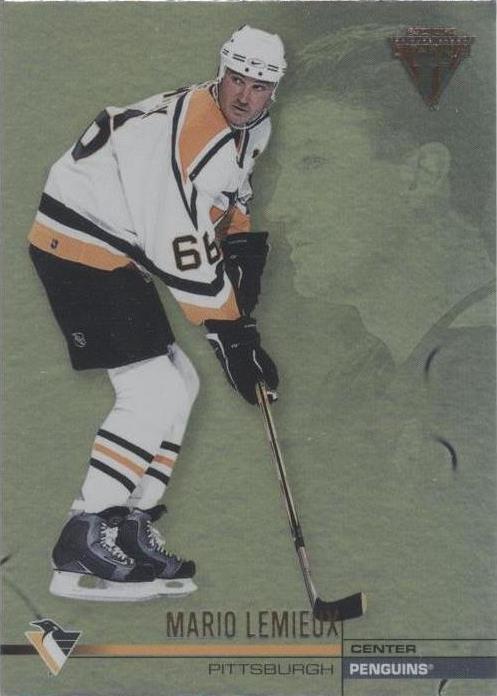 2001 - 02 太平洋私人股票钛 - Mario Lemieux #114