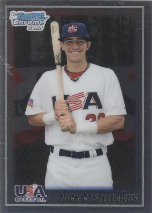 2010 Bowman Chrome - Nick Castellanos #USA18-BC2