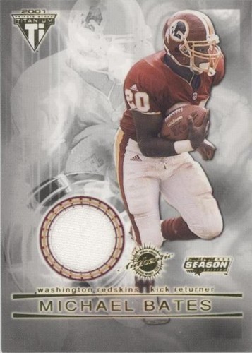 2001 Pacific Private Stock Titanium Postseason Michael Bates #98