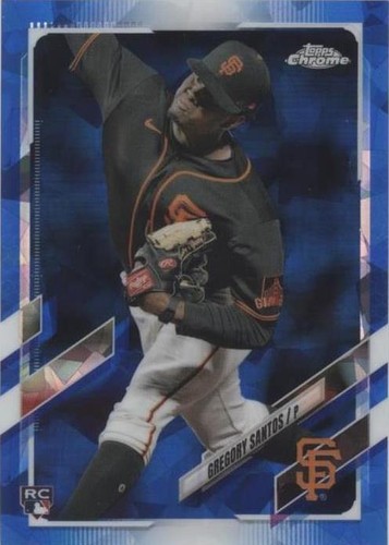 2021 Topps Chrome Update Series Sapphire Edition - Gregory Santos #US280