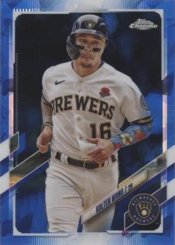 2021 Topps Chrome Update Series Sapphire Edition - Kolten Wong #US110