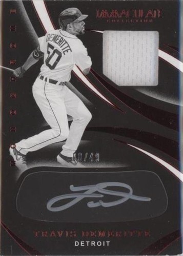 2020 Panini Immaculate Collection - Travis Demeritte #MC-TD