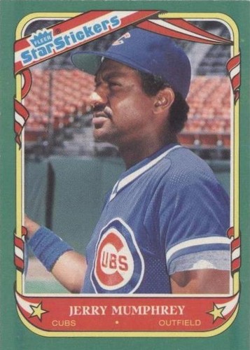 1987 Fleer Star Stickers - Jerry Mumphrey #82