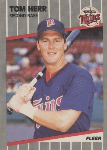 1989 Fleer - Tom Herr #115
