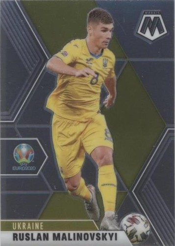 2021 Panini Mosaic UEFA Euro 2020 Ruslan Malinovskyi #191