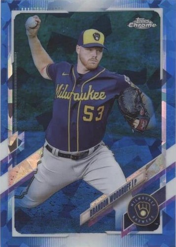 2021 Topps Chrome Sapphire Edition - Brandon Woodruff #135