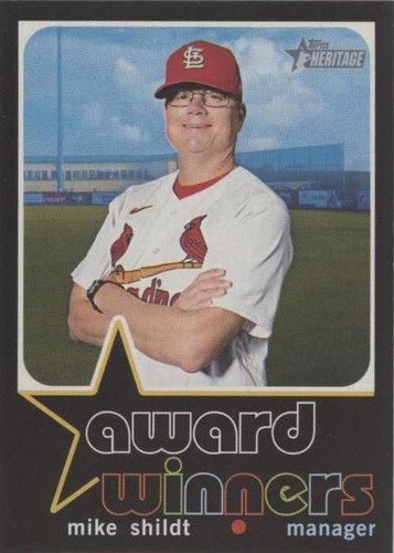 2020 Topps Heritage High Number - Mike Shildt #AW-7