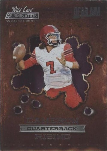 2021 Wild Card Alumination NIL Collegiate Edition Cameron Rising #ANDA-4