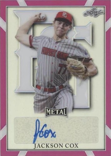 2021 Leaf Perfect Game All-American Classic - Jackson Cox #BA-JC1