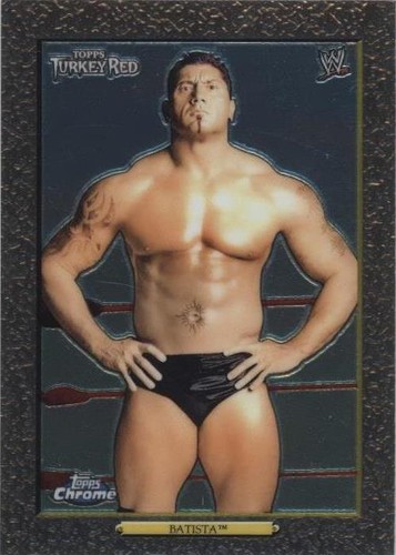 2007 Topps Heritage WWE Chrome Heritage II - Batista #90