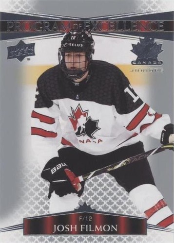 2022 Upper Deck Team Canada Juniors - Josh Filmon #126