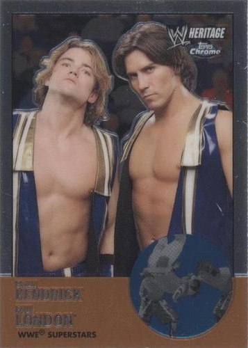 2007 Topps Heritage WWE Chrome Heritage II - Brian Kendrick Paul London #22