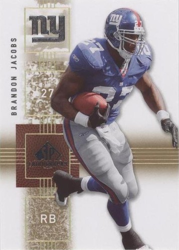 2007 SP Chirography Brandon Jacobs #65