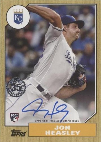 2022 Topps Update Series - Jon Heasley #87BA-JH