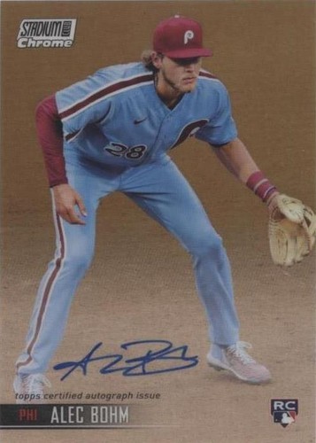 2021 Topps Stadium Club Chrome - Alec Bohm #SCCBA-AB