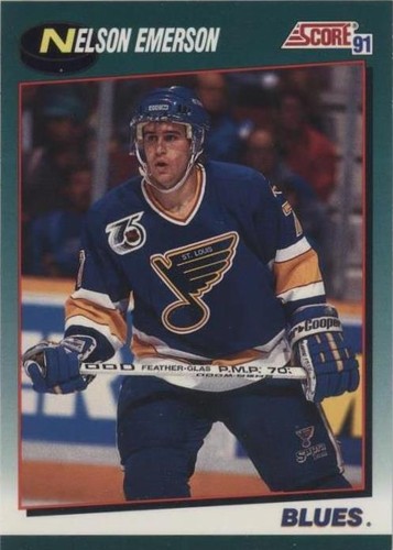 1991-92 Score Rookie and Traded - Nelson Emerson #89T