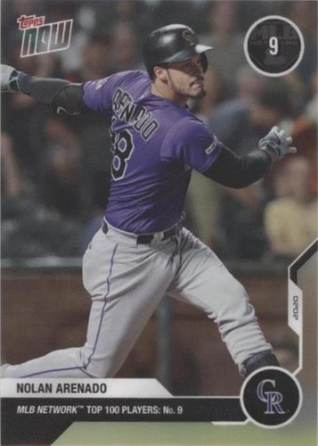 2020 Topps Now MLB Network Top 100 Players - Nolan Arenado #MN9
