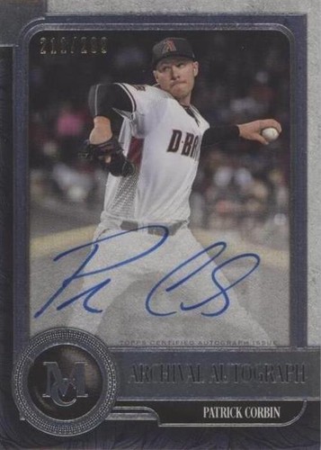 2019 Topps Museum Collection - Patrick Corbin #AA-PCO