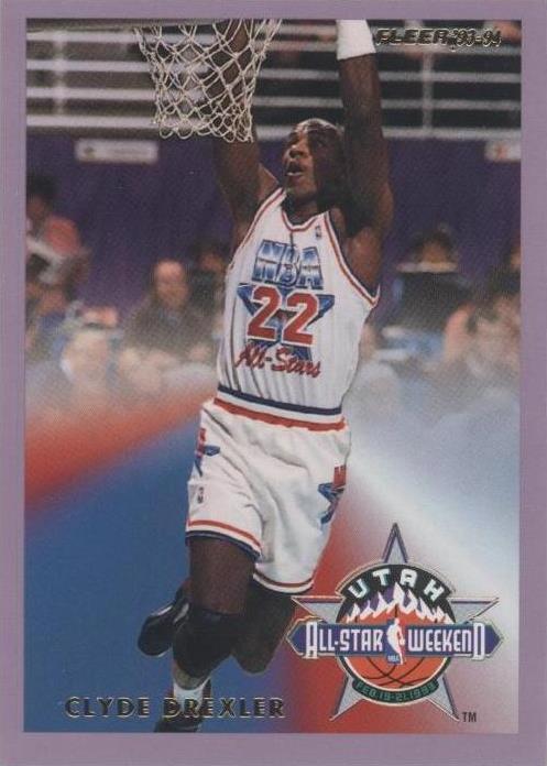 Fleer 1993-94 - Clyde Drexler #14