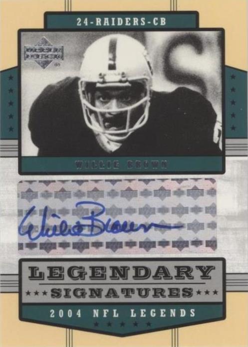 Upper Deck NFL Legends Willie Brown 2004 #LS-WB
