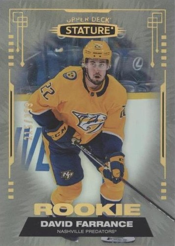 2021-22 Upper Deck Stature - David Farrance #126