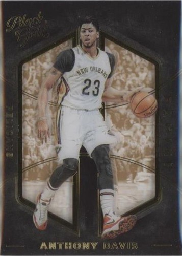 2024-25 Panini Prizm Deca - Anthony Davis black/gold Shimmer
